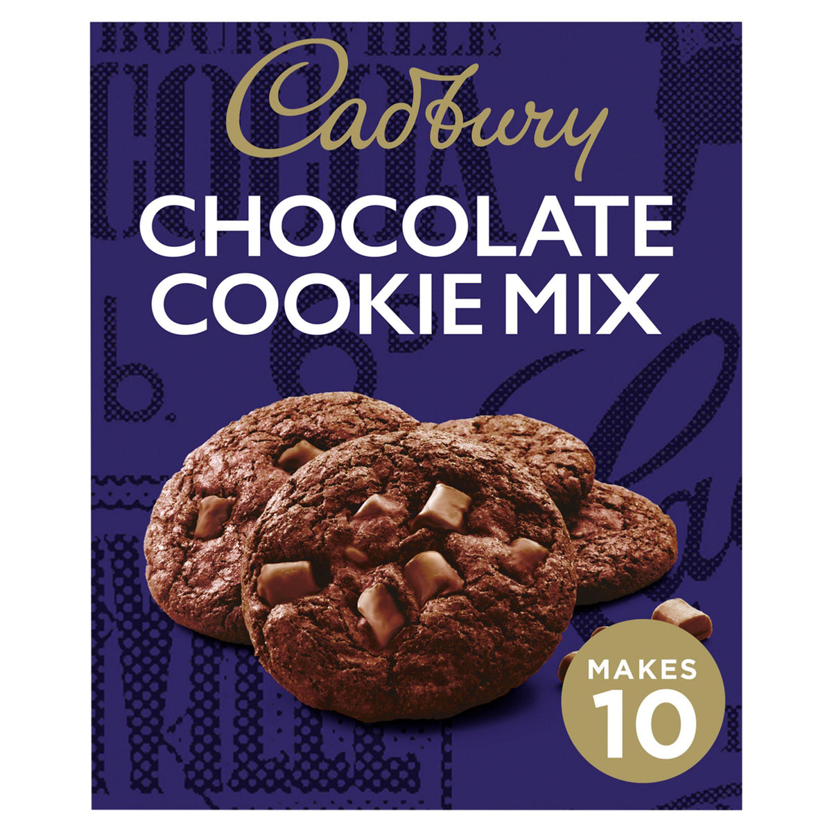 Cadbury baking chocolate cookie cake mix 265g, imported from the UK