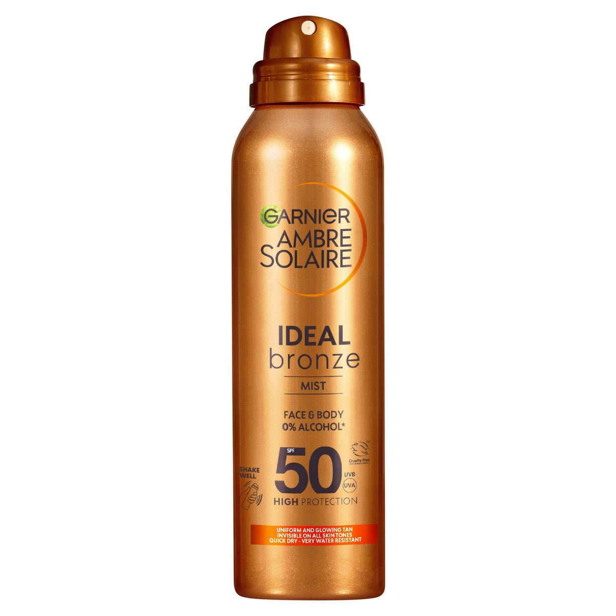 Garnier sunscreen mist SPF 50 Ideal Bronze 150ml - British product
