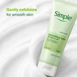 Simple smoothing facial scrub 75ml, imported from the UK