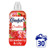 Comfort fabric conditioner Strawberry and Lily 900ml, imported from the UK