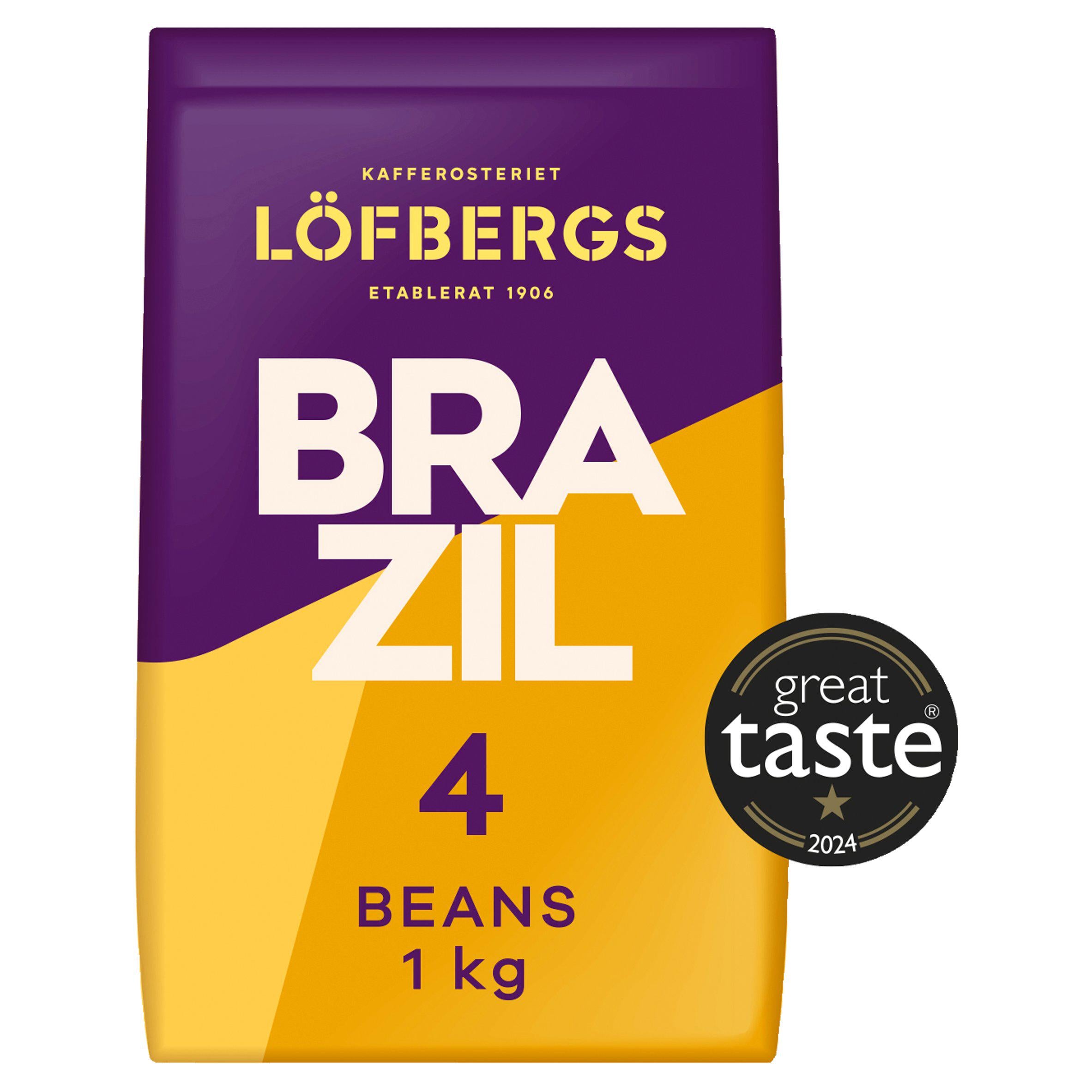 Lofbergs Brazil single origin coffee beans 1kg - British product