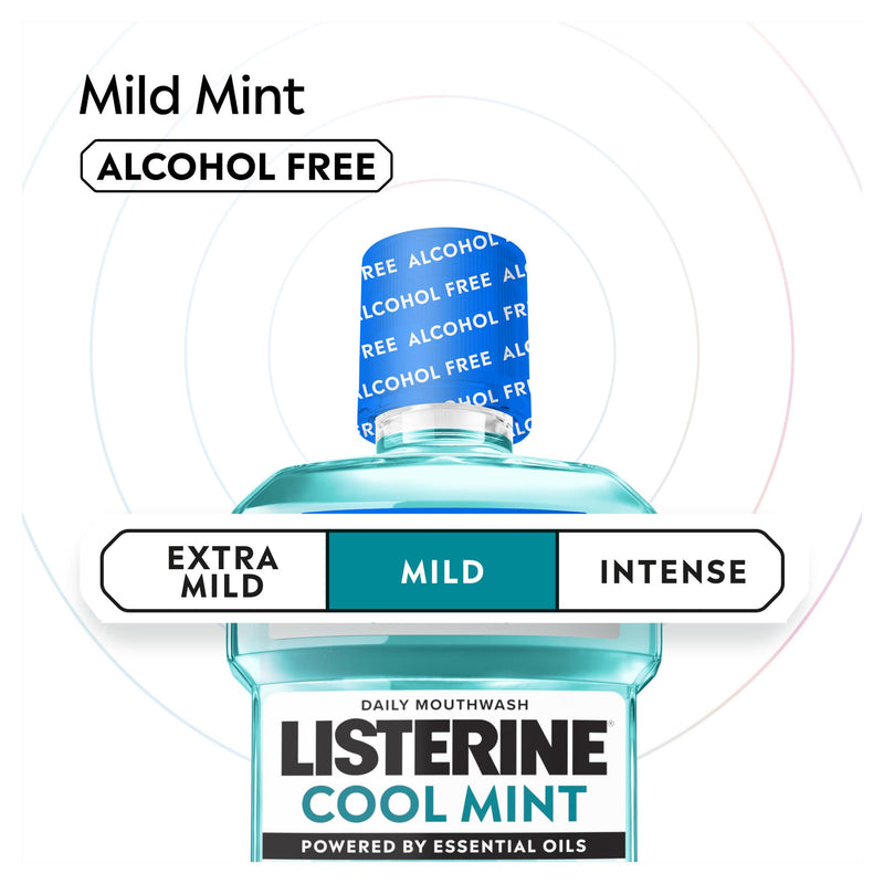 Listerine mouthwash Cool Mint Milder Taste 500ml - British product