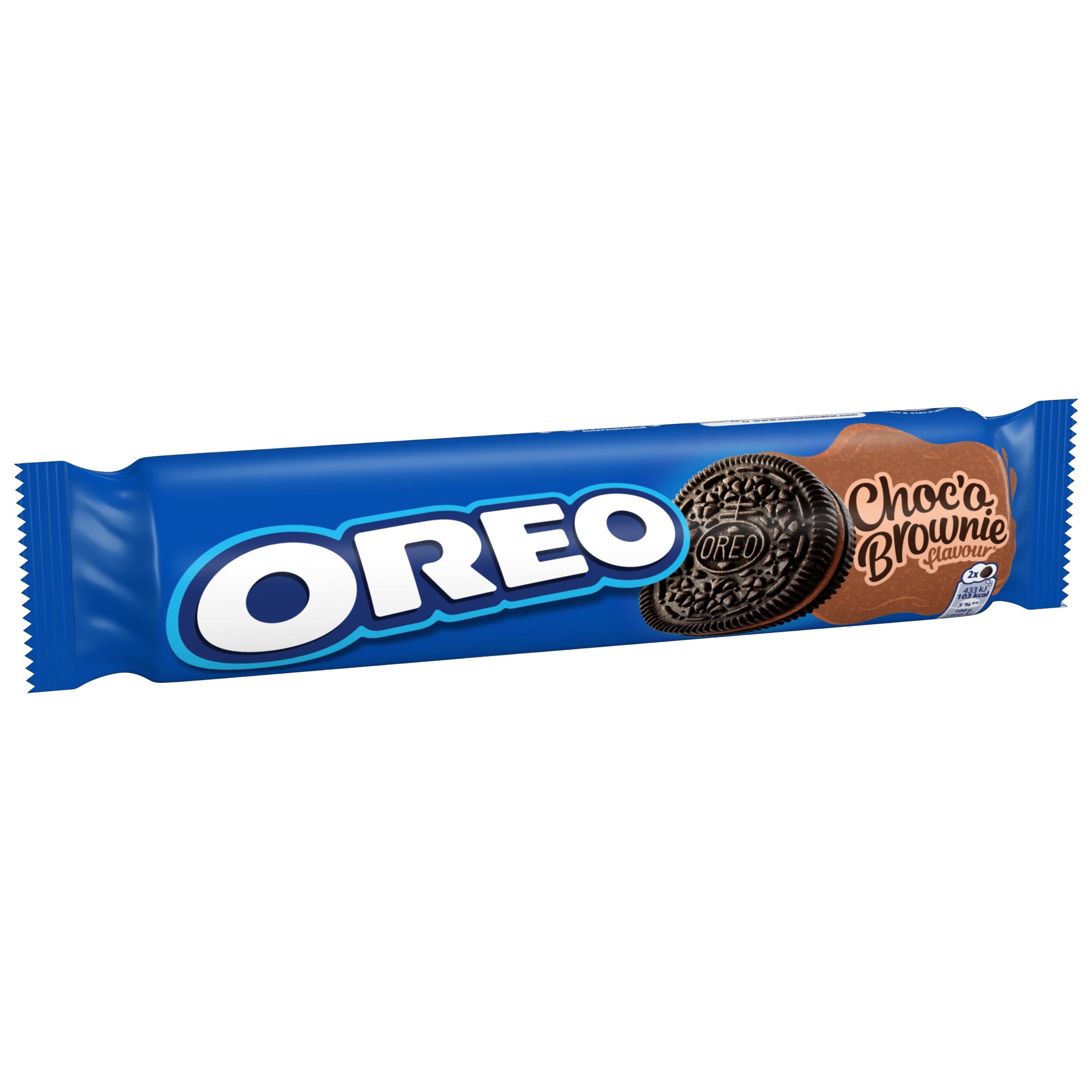 Oreo Choco Brownie sandwich biscuits 154g (British brand)