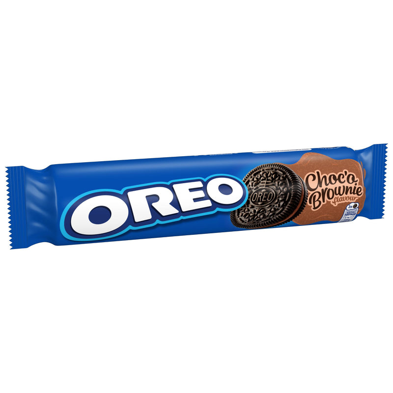 Oreo Choco Brownie sandwich biscuits 154g (British brand)