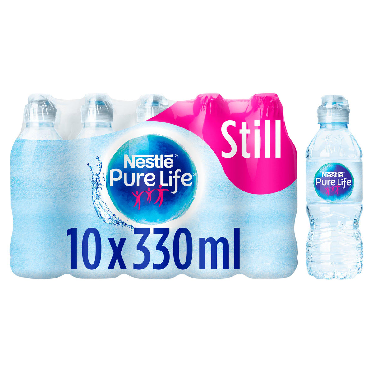 Nestle still spring water sports cap 330ml, imported from the UK