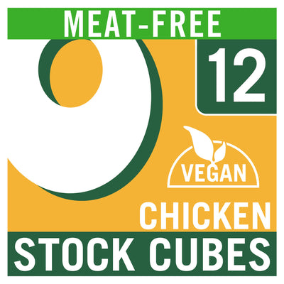 Sainsburys Oxo Meat Free Vegan Chicken Flavour Stock Cubes 12 x 71g- Buy online at McGrocer