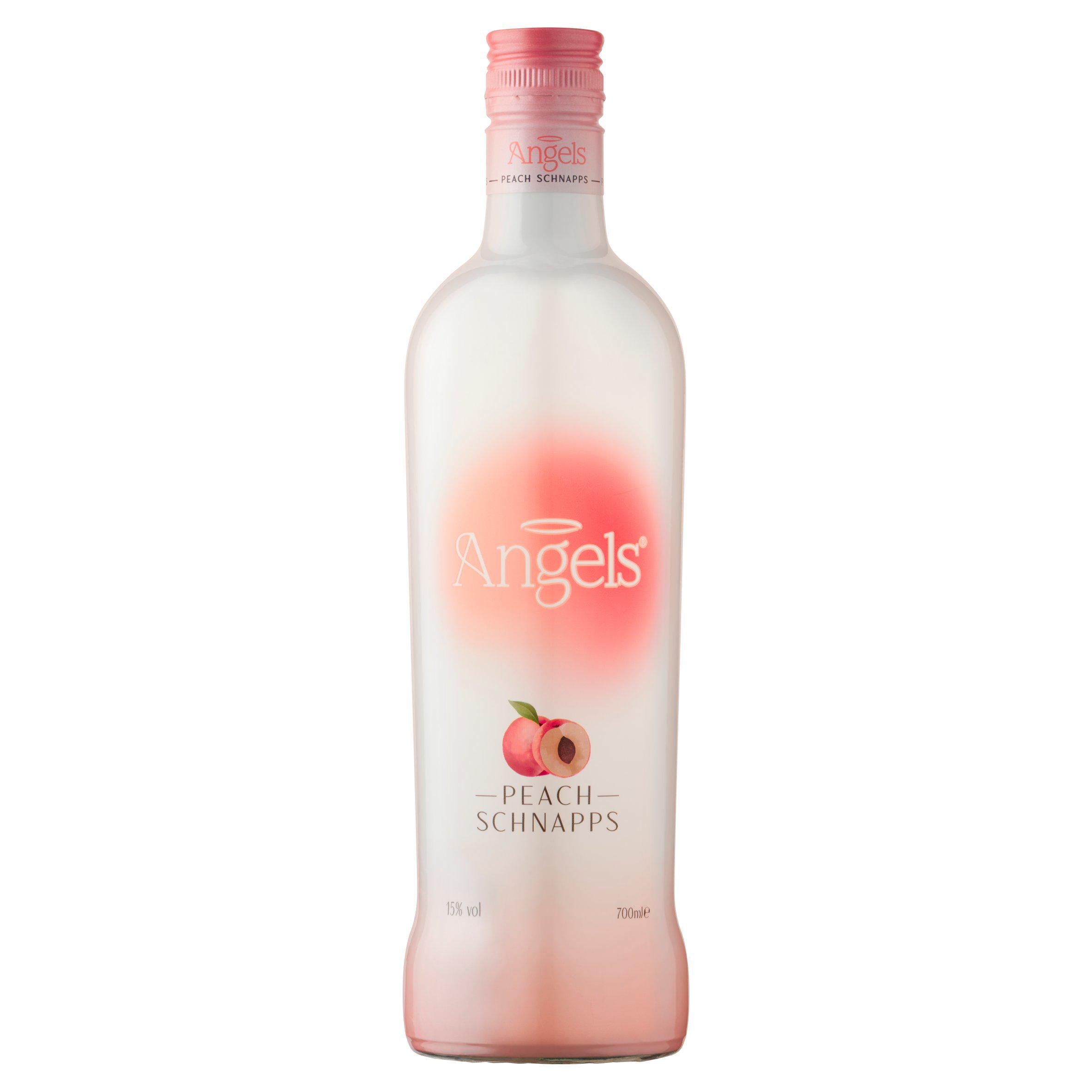 Angels Peach Schnapps 70cl bottle - British product