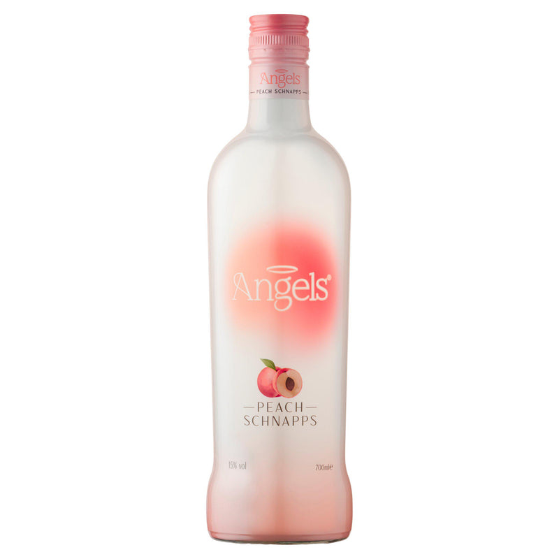 Angels Peach Schnapps 70cl bottle - British product