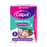 Calpol vapour refill pads lavender chamomile 5 pack, imported from the UK