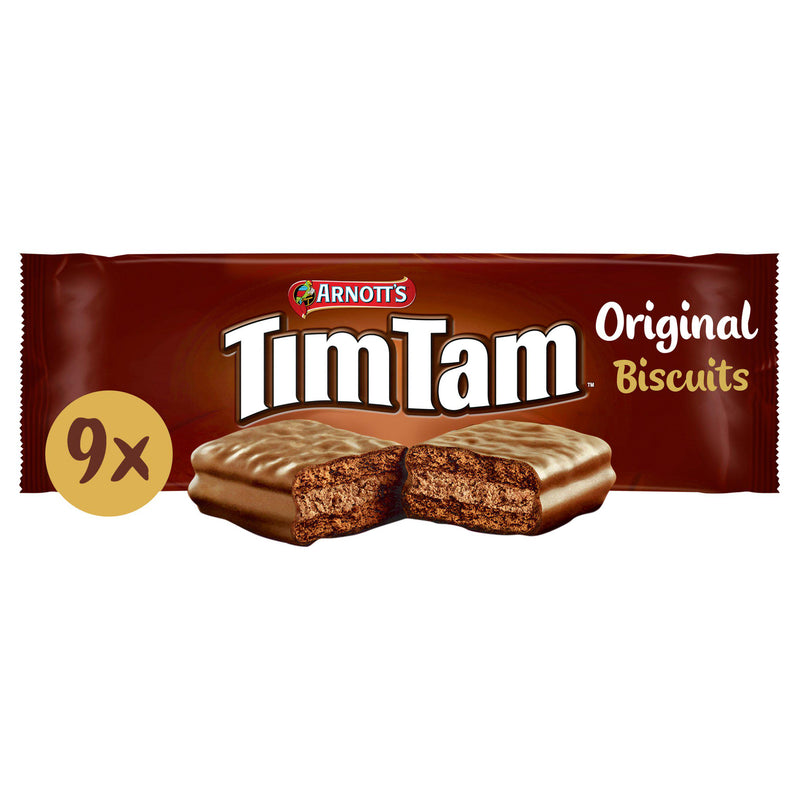 Arnott's Tim Tam original chocolatey biscuit bars 163g (British brand)