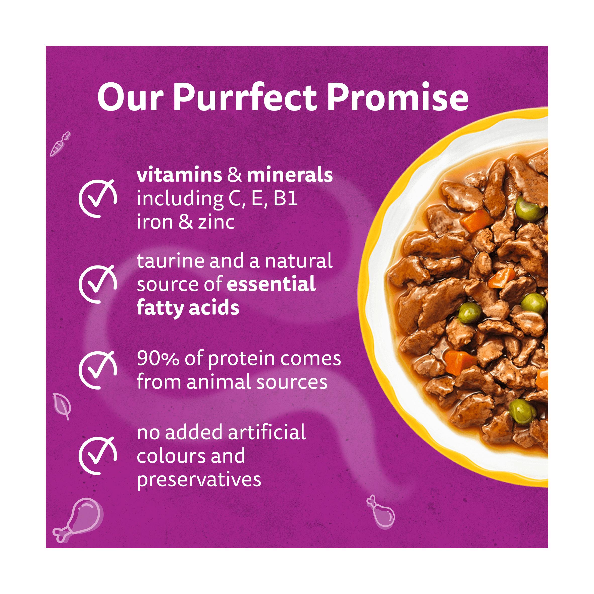 Whiskas 1+ Wet Cat Food Pouches 12x85g (British brand)