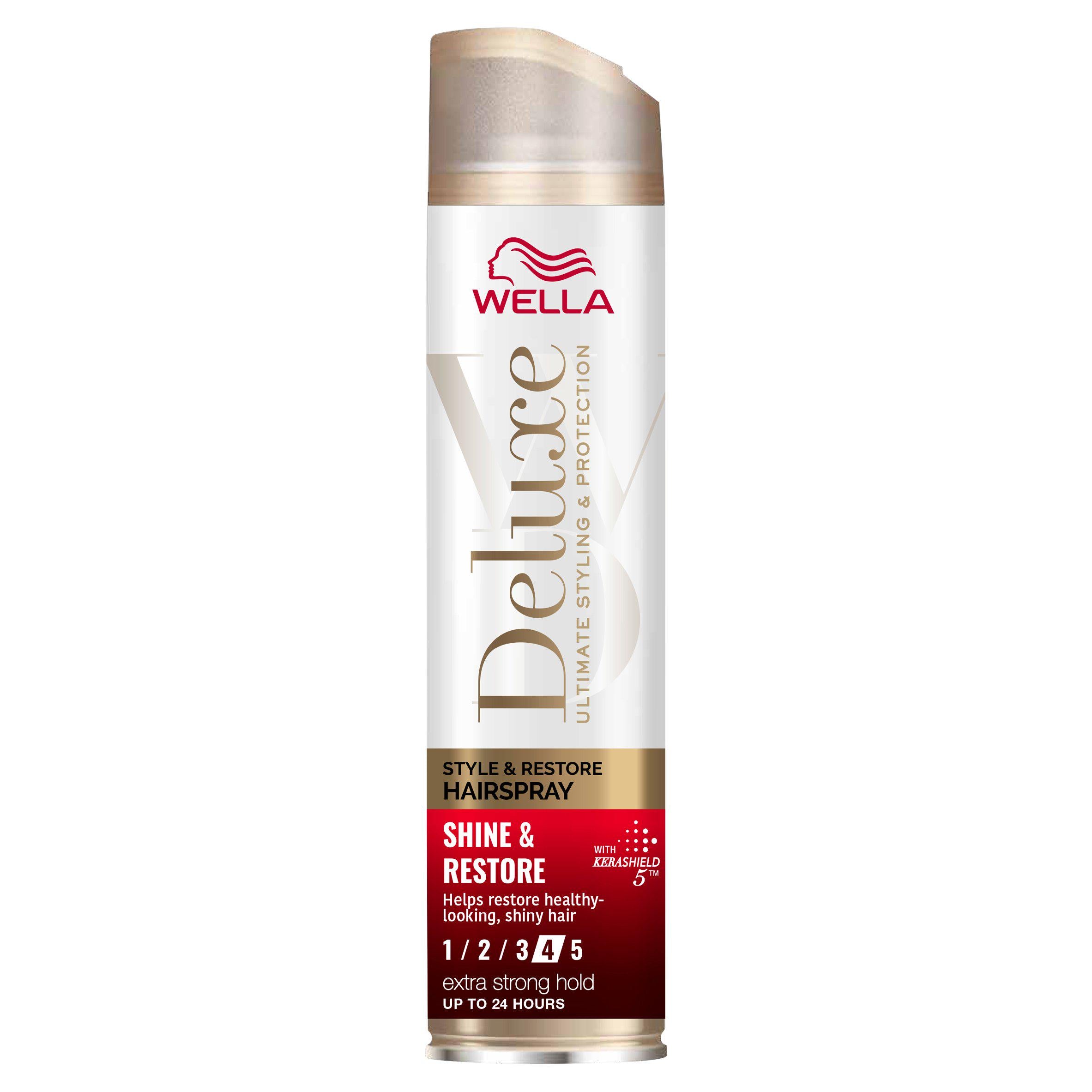 Wella Deluxe Shine & Repair Hairspray 250ml, UK version