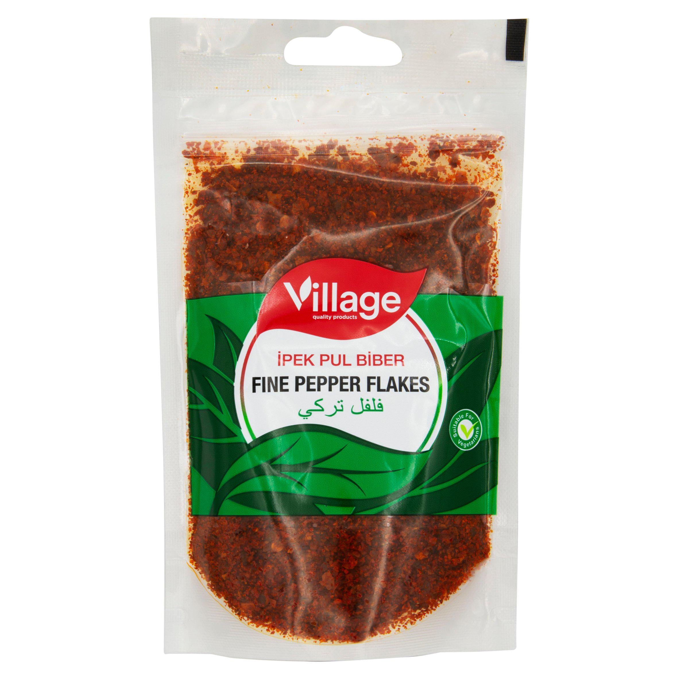 Village Fine Pepper Flakes 100g pack (British brand)
