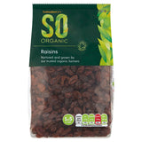 Sainsbury's organic raisins 500g, UK version