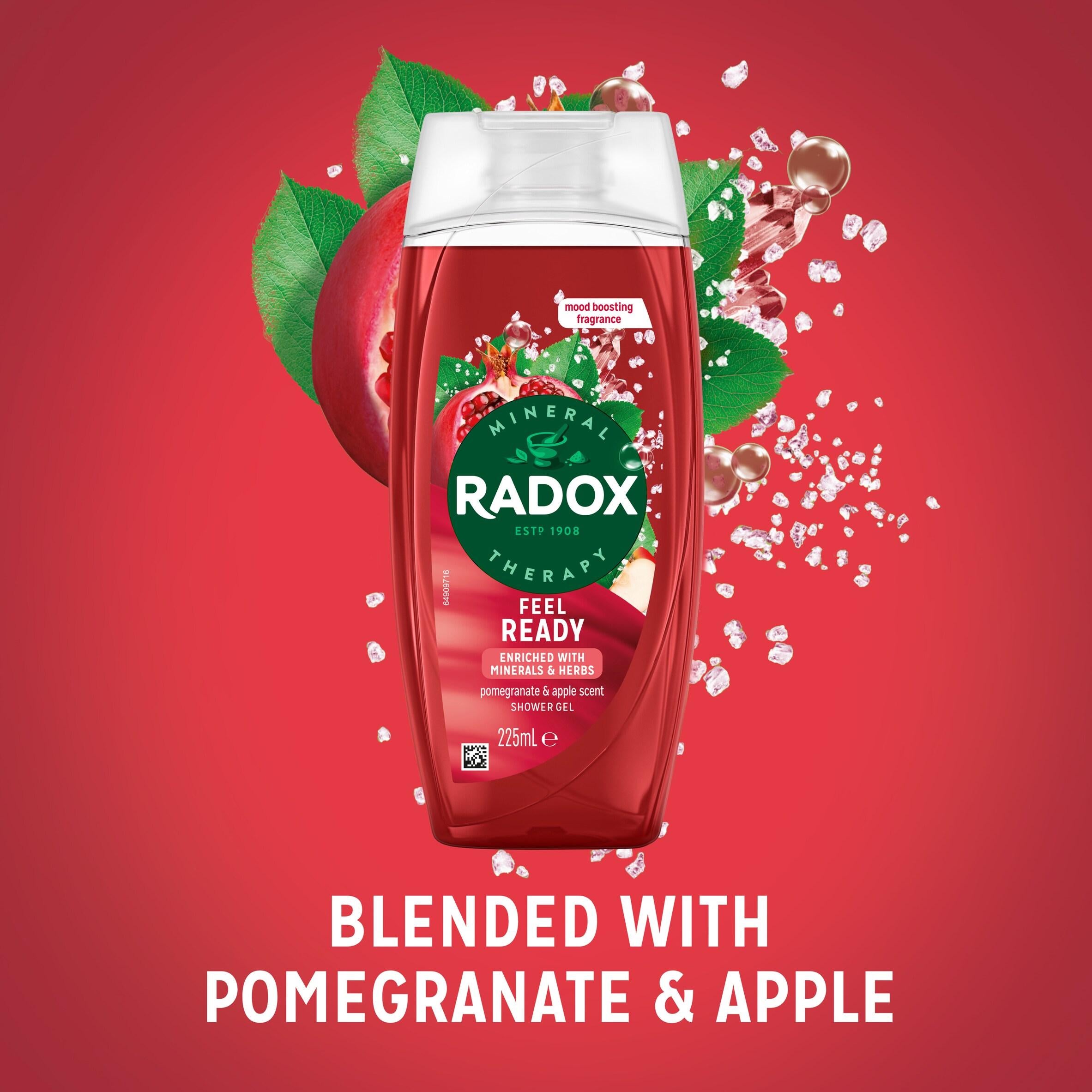 Radox shower gel Feel Ready 225ml, UK version