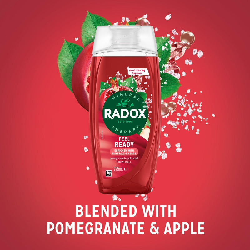 Radox shower gel Feel Ready 225ml, UK version