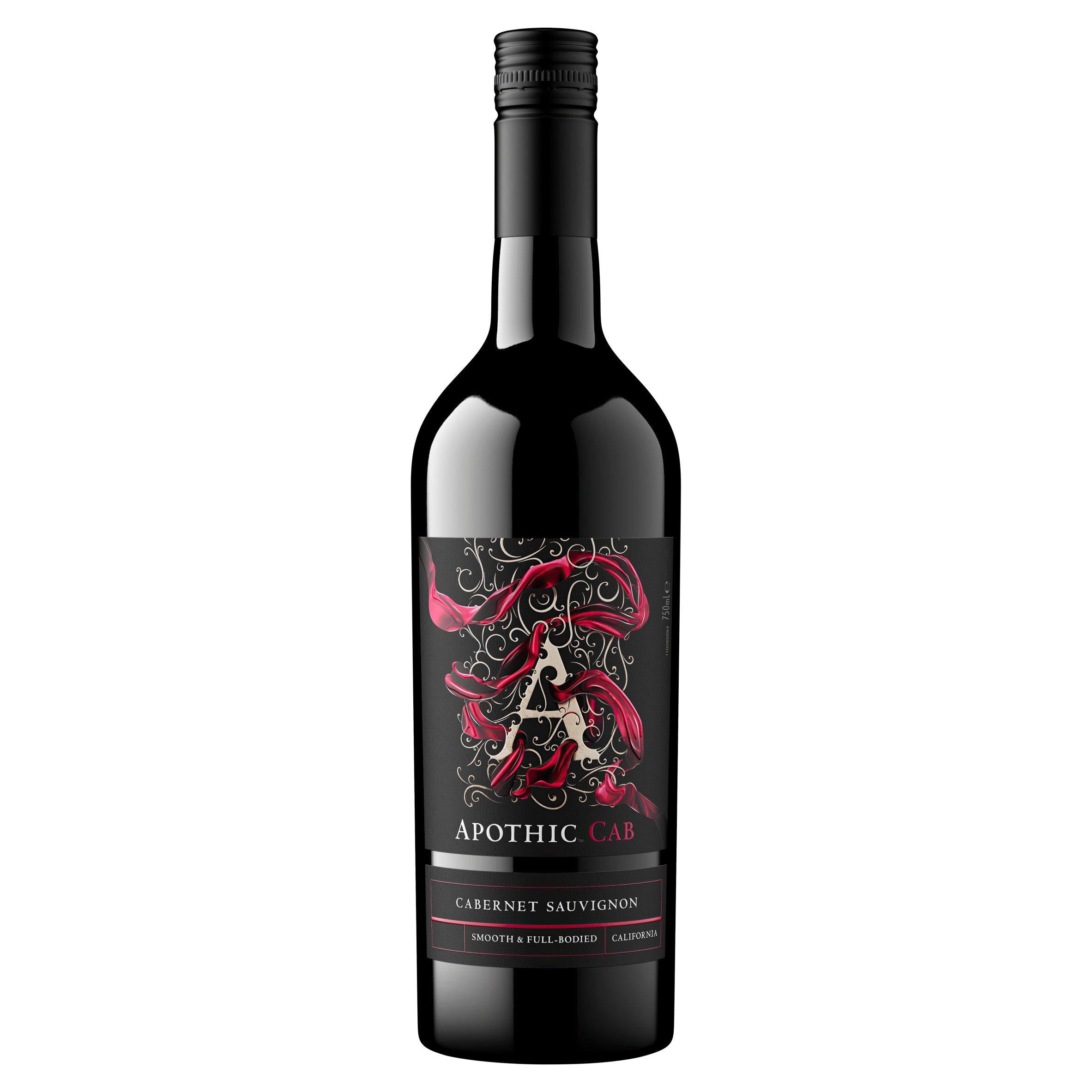 Apothic Cabernet Sauvignon red wine 75cl (British brand)