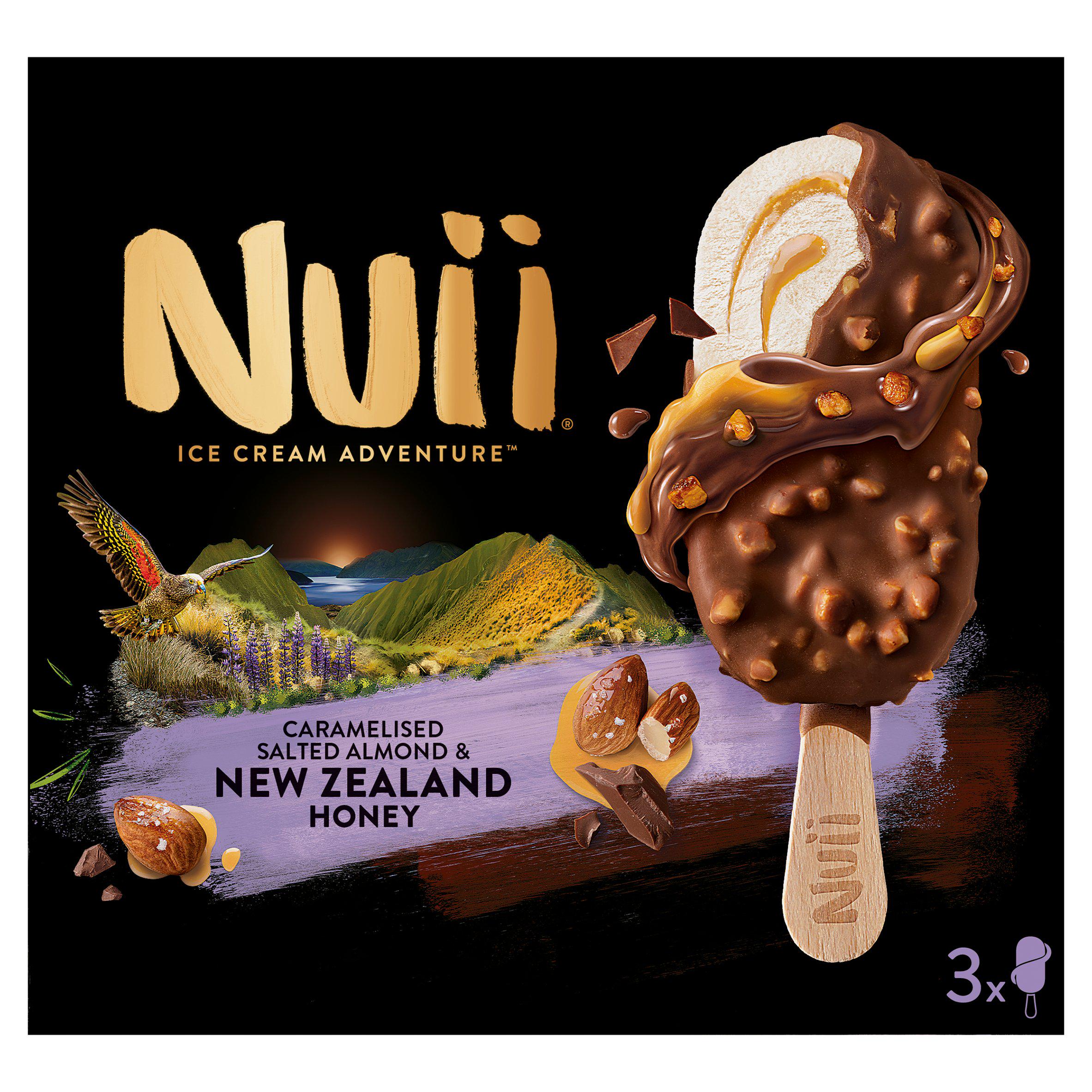 Nuii Caramelised Salted Almond & New Zealand Honey 204g