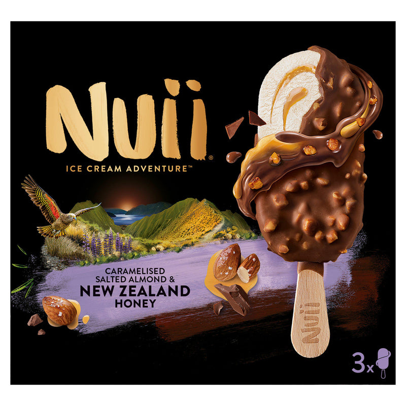 Nuii Caramelised Salted Almond & New Zealand Honey 204g