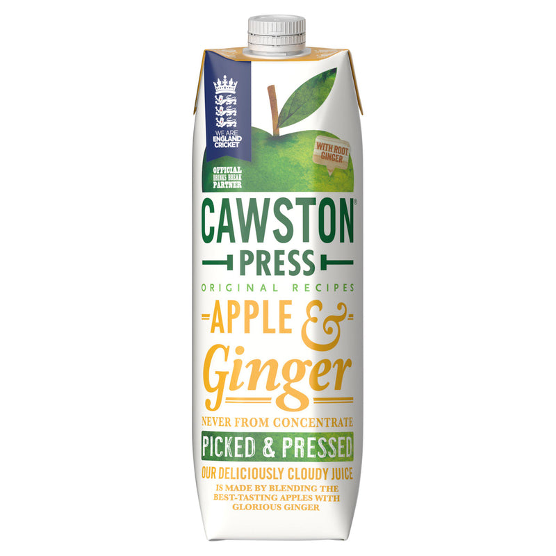 Cawston Press apple and ginger juice 1L - British product
