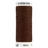 Korbond brown thread 100m - British product