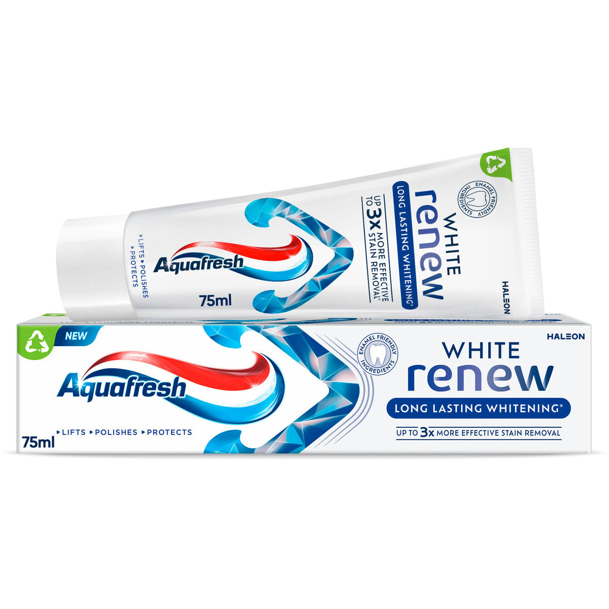 Aquafresh White Renew Whitening Toothpaste 75ml, UK version
