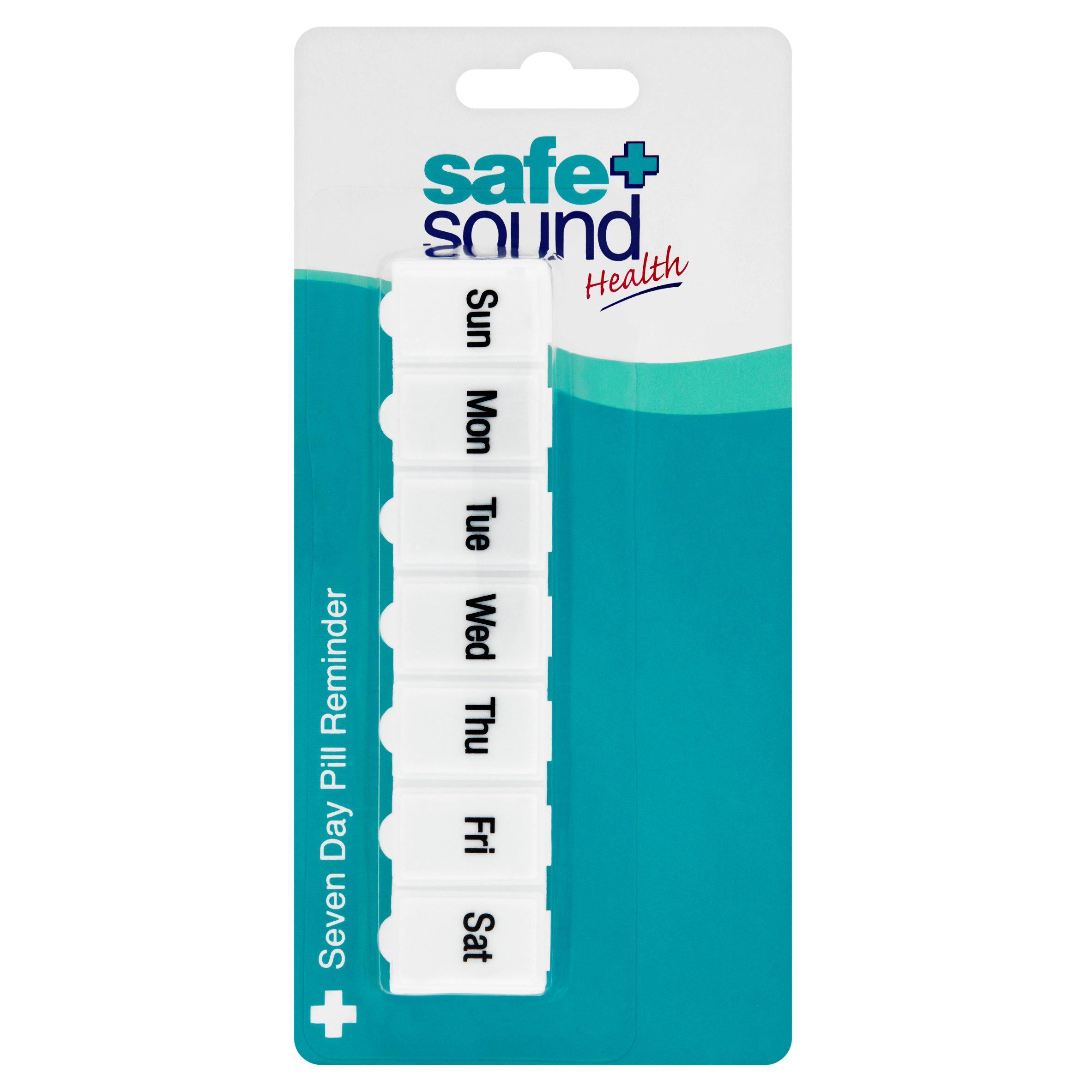 Safe and Sound Health seven day pill organiser (British brand)