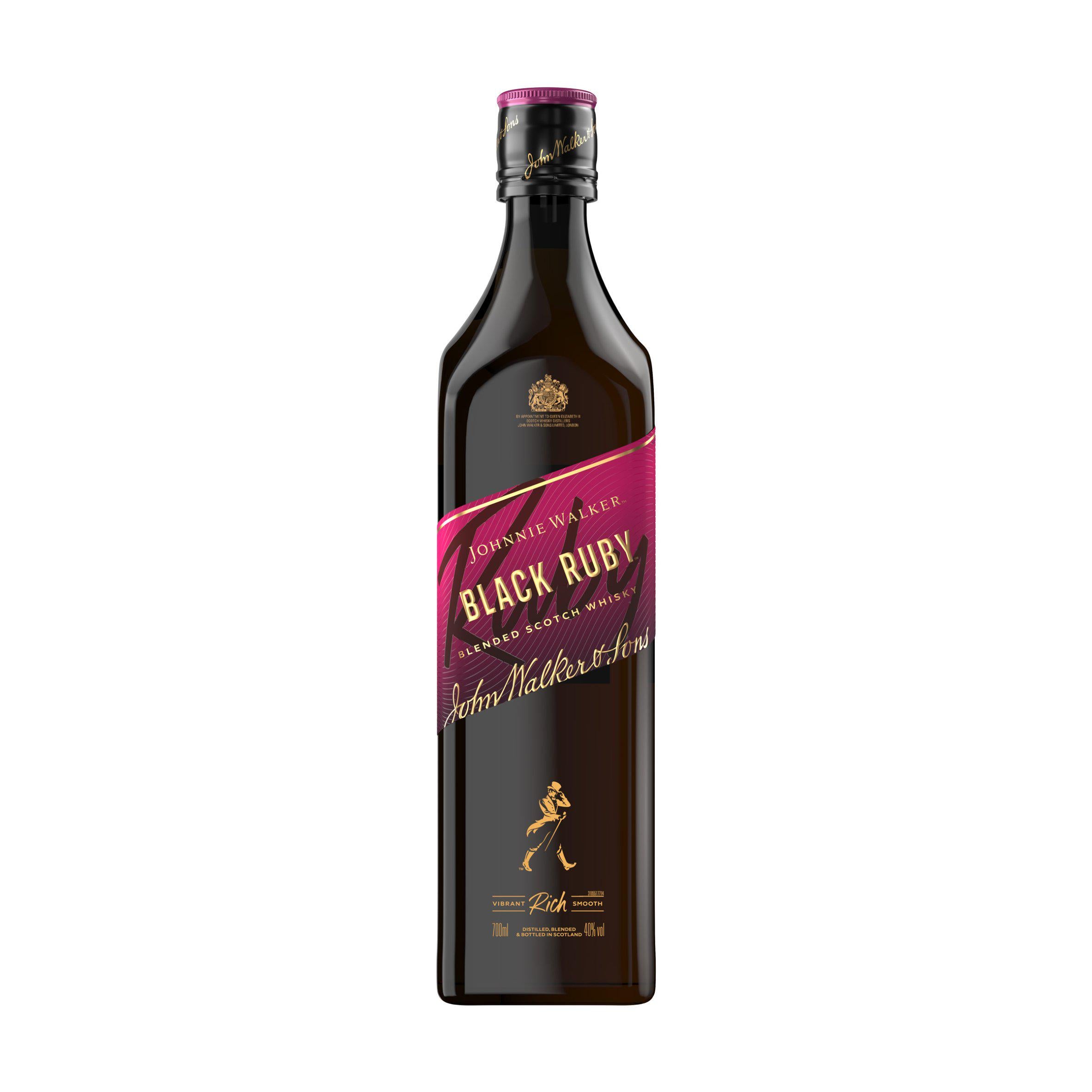 Johnnie Walker Black Ruby Blended Scotch Whisky 70cl, UK version
