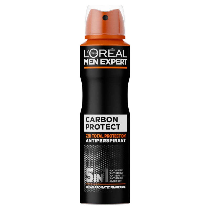 L'Oréal Paris Men Expert Carbon Protect deodorant spray 150ml, UK version
