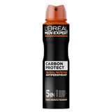 L'Oréal Paris Men Expert Carbon Protect deodorant spray 150ml, UK version