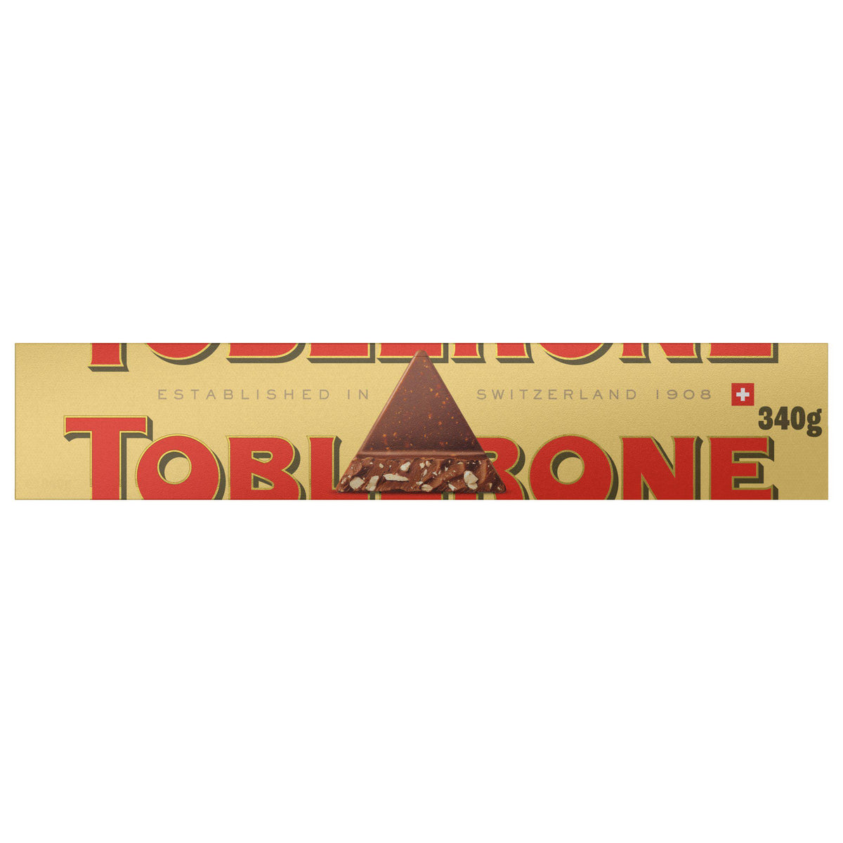 Toblerone milk chocolate gifting bar 340g (British brand)