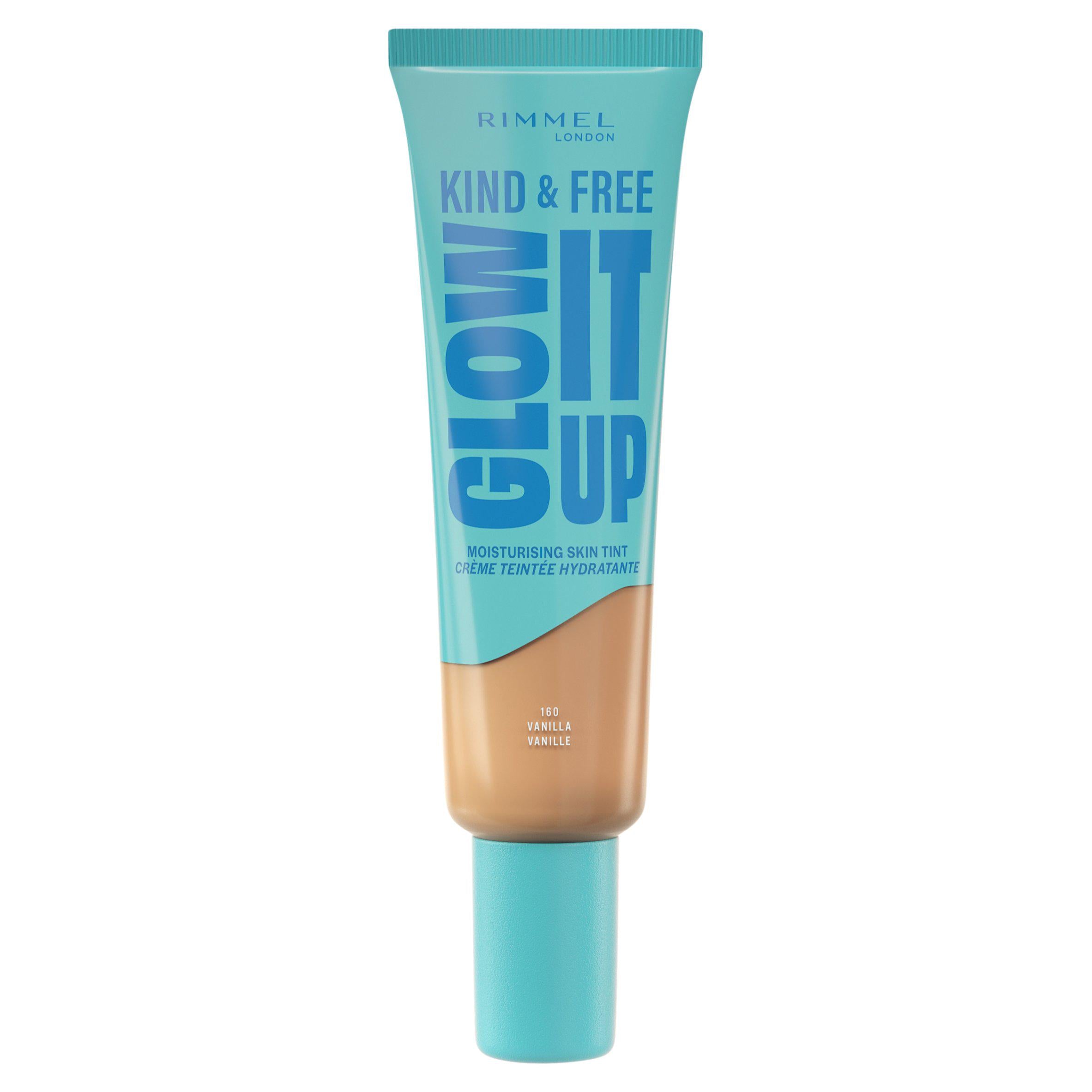 Rimmel London Moisturising Skin Tint 160 Vanilla 30ml, imported from the UK
