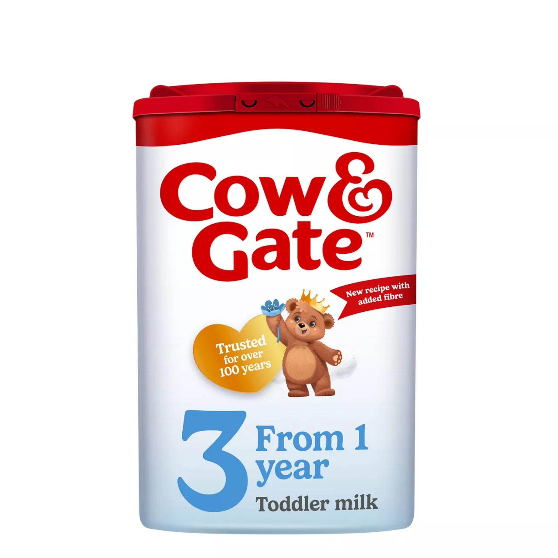 Cow & Gate toddler milk formula stage 3 800g, imported from the UK