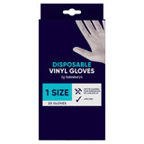 Sainsbury's Disposable Vinyl Gloves 20 count (British brand)