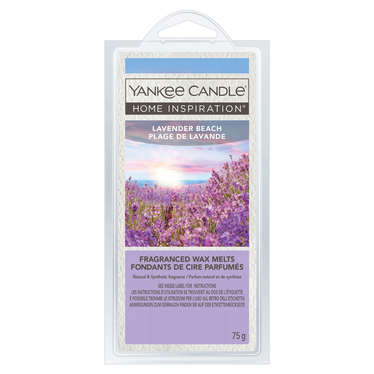 Yankee Candle wax melts Lavender Beach 75g - British product