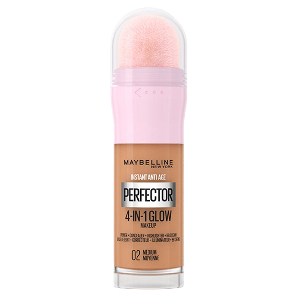 Maybelline Instant Anti Age Perfector 4-in-1 Primer Glow Finish 02 Medium, UK version