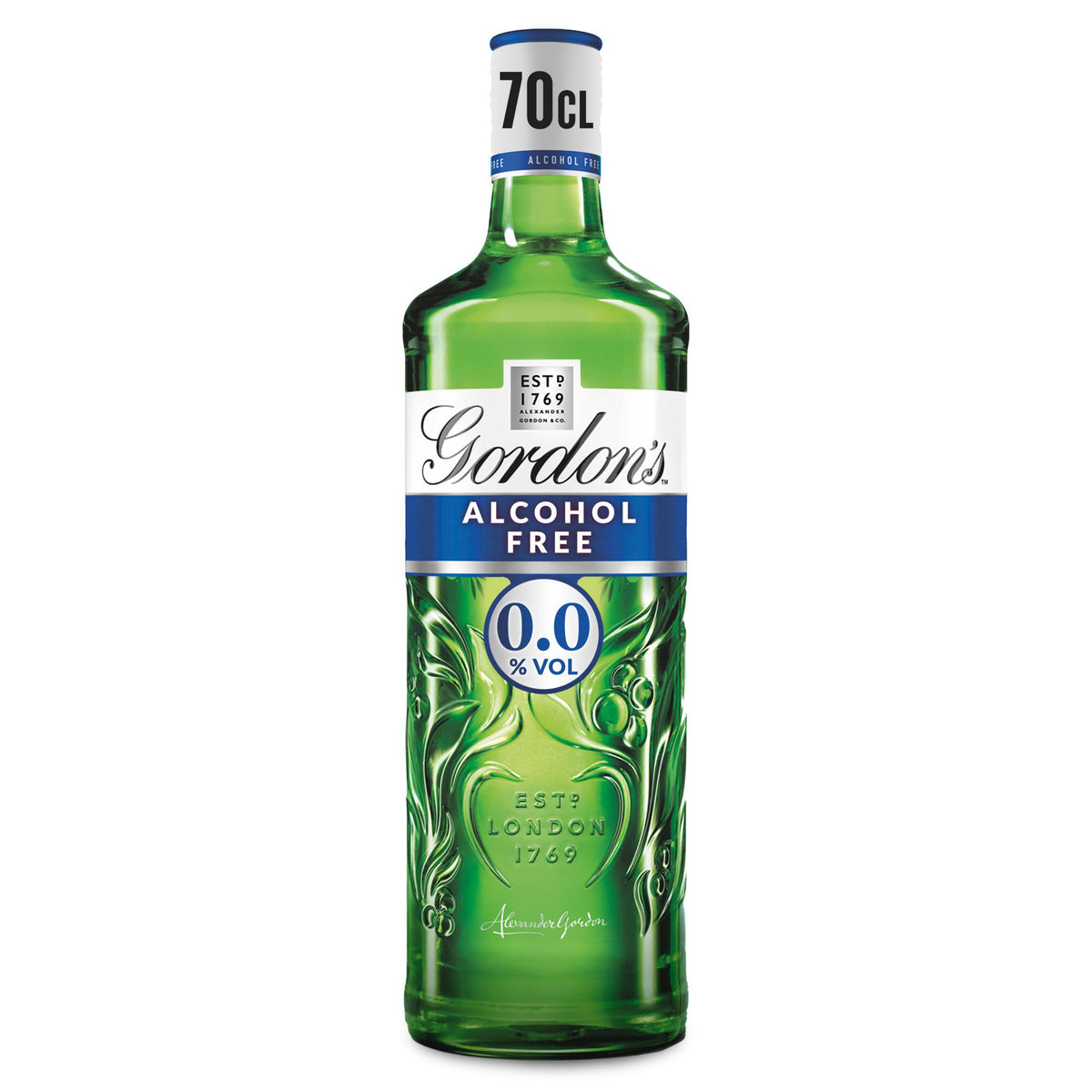 Gordon's 0.0% alcohol-free spirit 70cl (British brand)