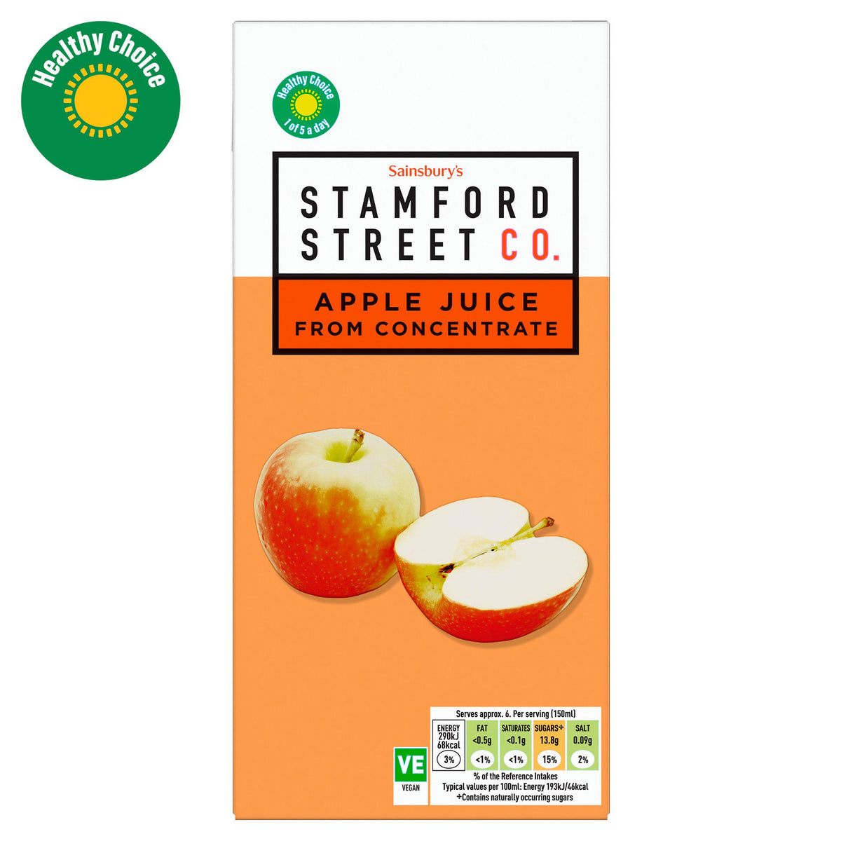 Stamford Street Co. apple juice from concentrate 1L - British product