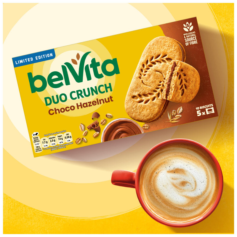 Belvita breakfast biscuits chocolate hazelnut 253g - British product