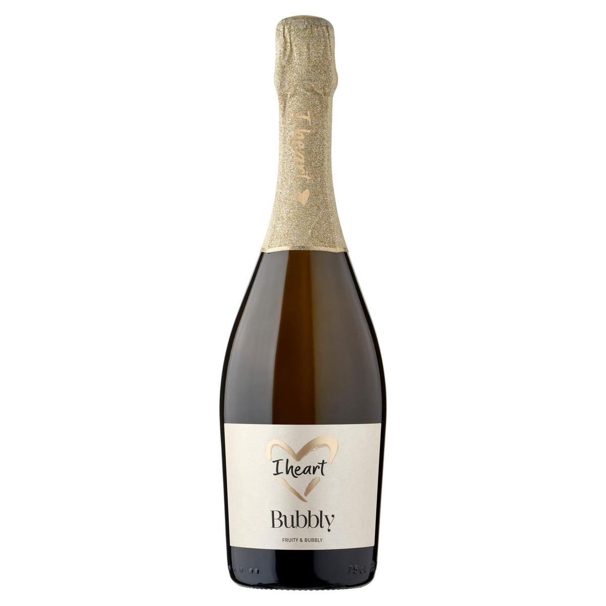 I Heart Bubbly white wine 75cl, imported from the UK