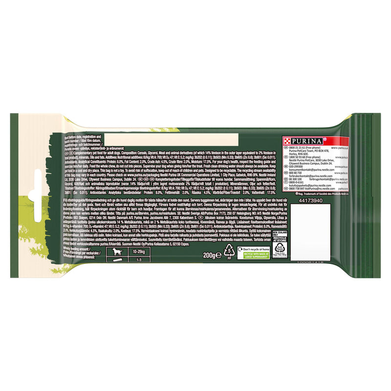 Adventuros Wild Chew Venison dog treat 200g - British product