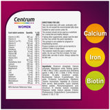 Centrum Women multivitamin tablets 30 pack (British brand)