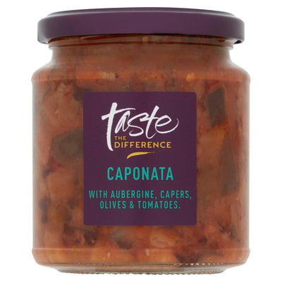 Sainsburys Aubergine Caponata with Tomato Sauce Capers and Olives 280g- Buy online at McGrocer
