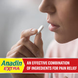 Anadin Extra pain relief caplets 12-pack, imported from the UK