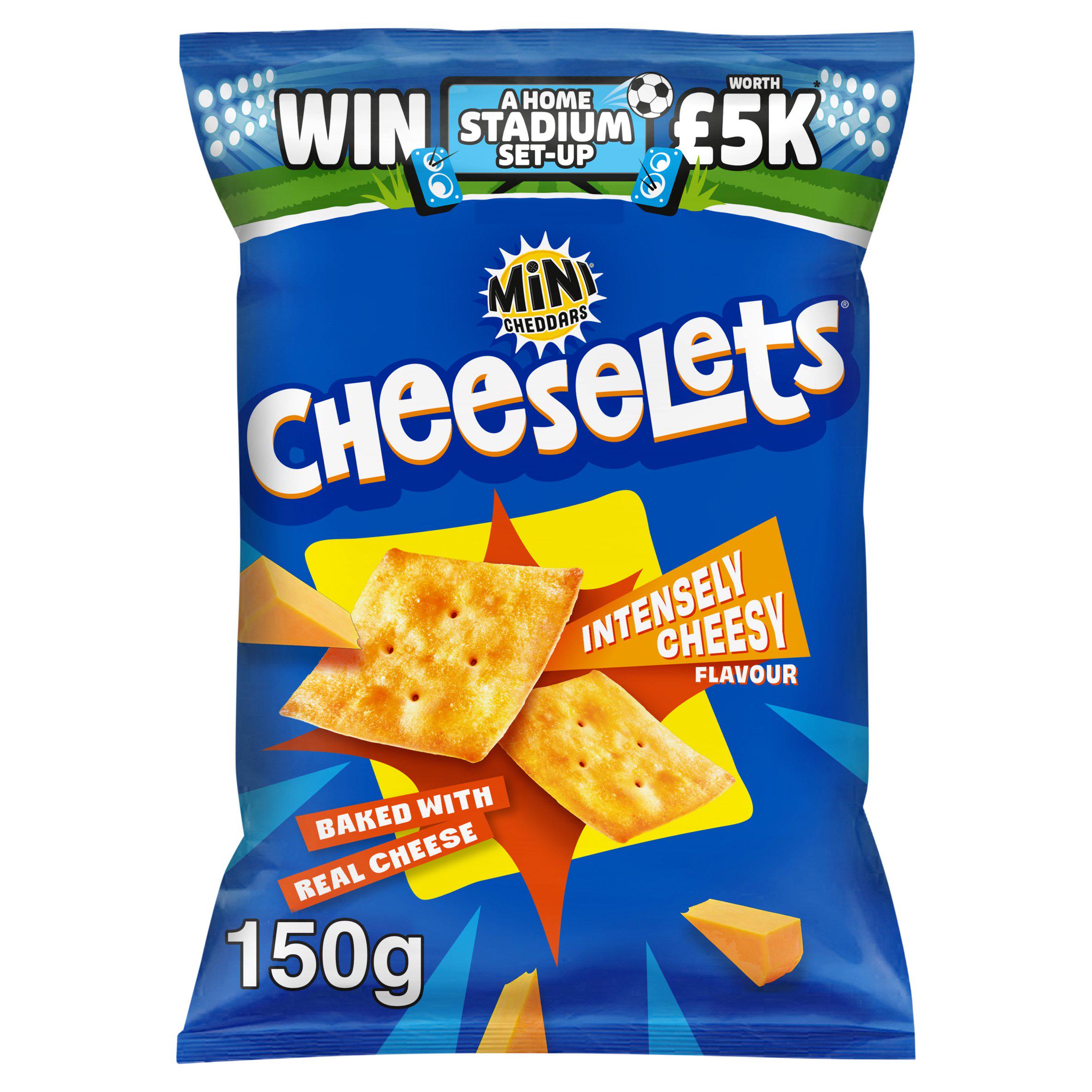 Mini Cheddars Cheeselets cheesy snacks 150g, UK version