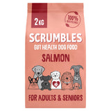 Scrumbles salmon adult senior dry dog food 2kg - British product