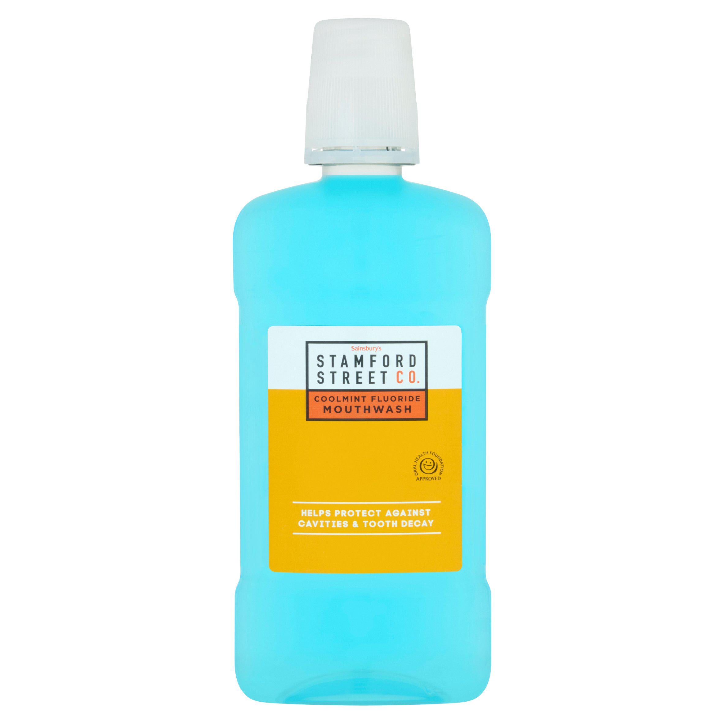 Stamford Street Mouthwash coolmint fluoride 500ml (British brand)