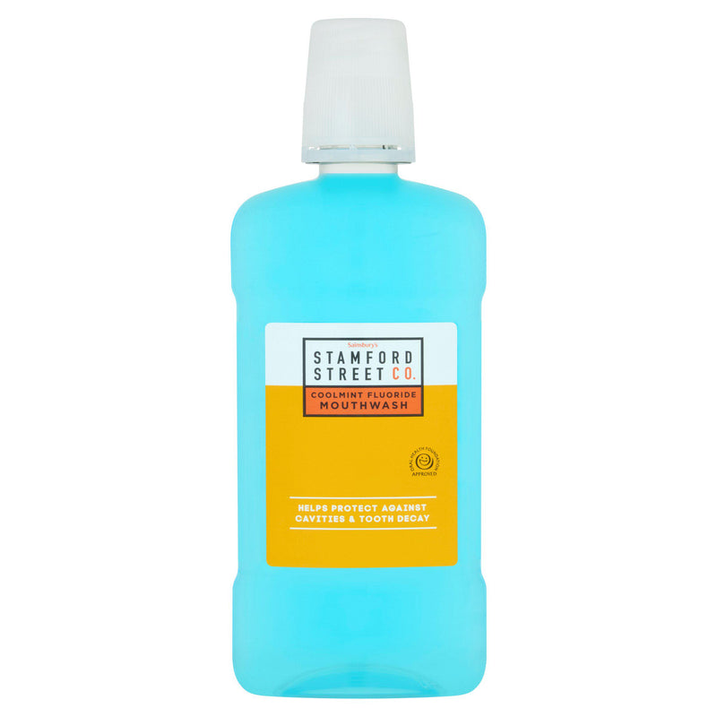 Stamford Street Mouthwash coolmint fluoride 500ml (British brand)