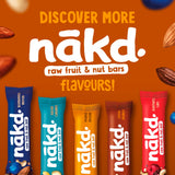 Nakd Fruit and Nut Bars Cocoa Orange 4x35g, imported from the UK