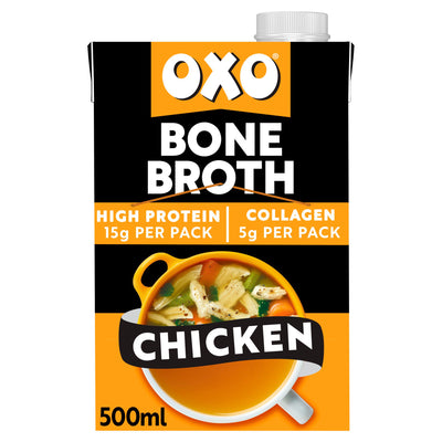 Sainsburys Oxo Nourishing Chicken Bone Broth 500ml- Buy online at McGrocer